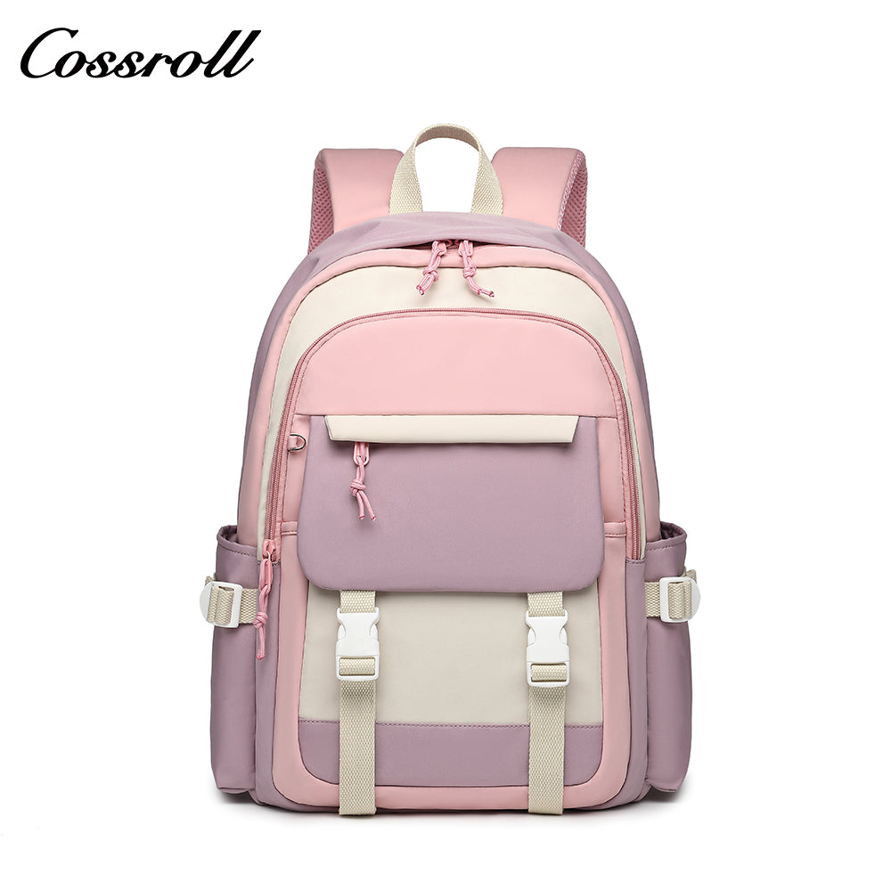 Large capacity high middle school female shoulder bag travel schoolbag