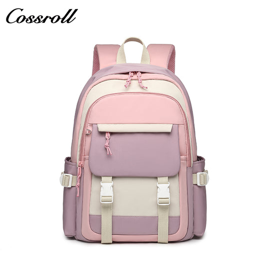 Large capacity high middle school female shoulder bag travel schoolbag