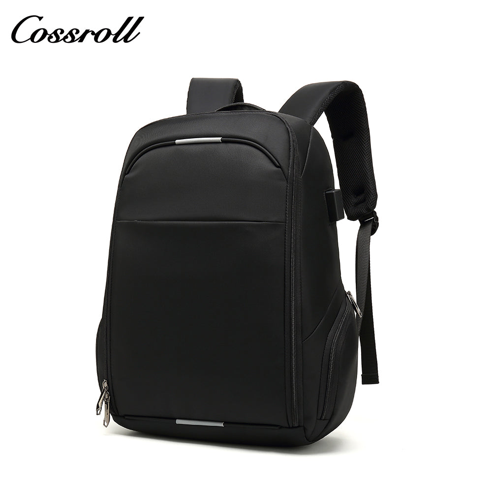 Casual Travel Waterproof Shoulder Bag Men USB Business Luggage Computer Double