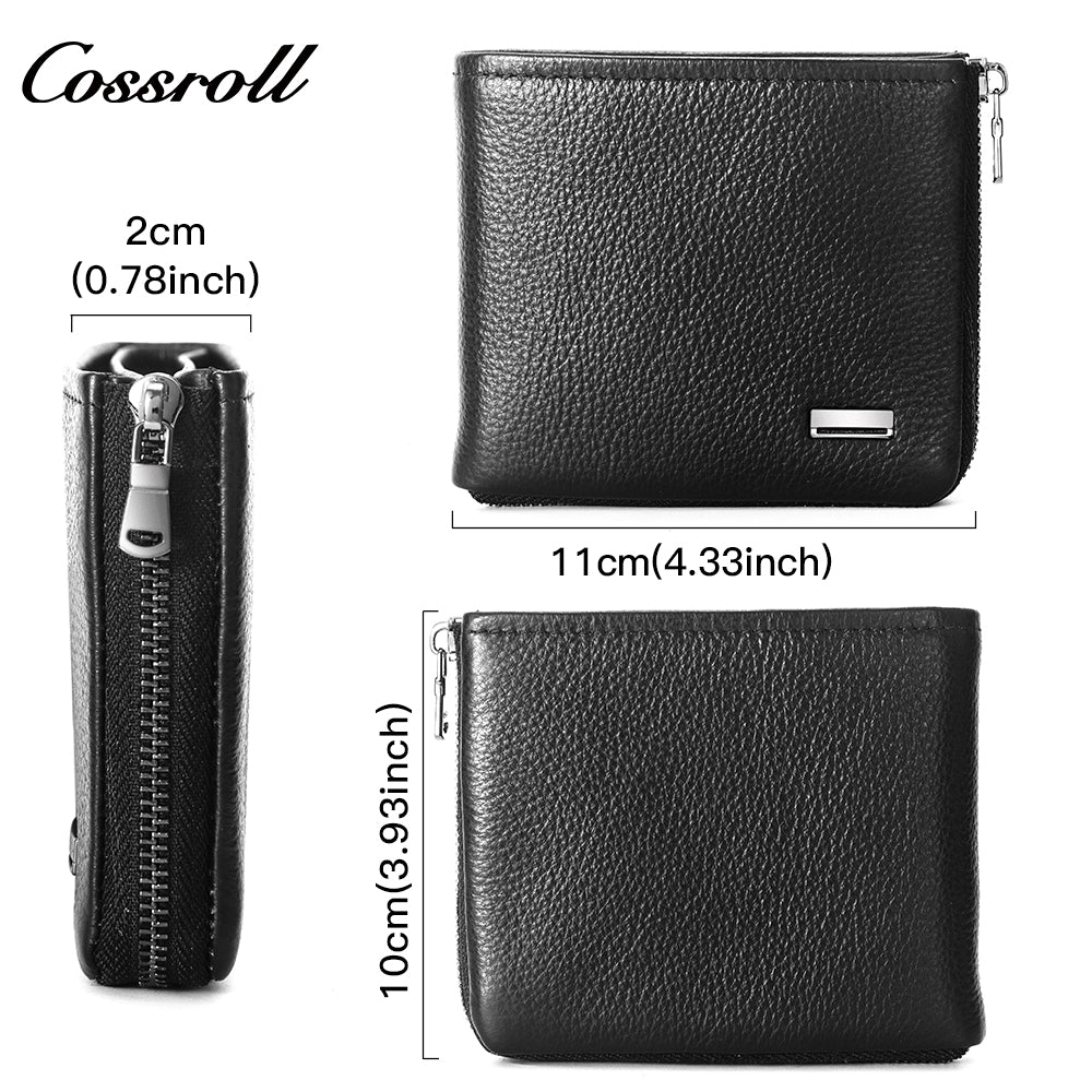 New Genuine Leather Men's Wallet Short High-End Men's Wallet Best-Selling Style