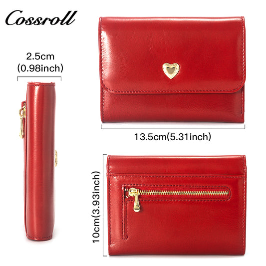 World Best Selling Products wallets for women fashionable oil wax leather