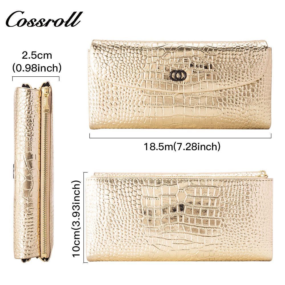 China Factory Supplied Top Quality Professional Design Leather crocodile texture Genuine Leather