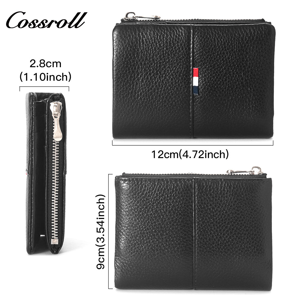 Professional Manufacturer large leather purse manufacturers custom geniune leather wallet