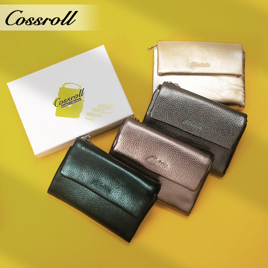 Top-Selling Genuine Leather Women's Wallets Bright leather
