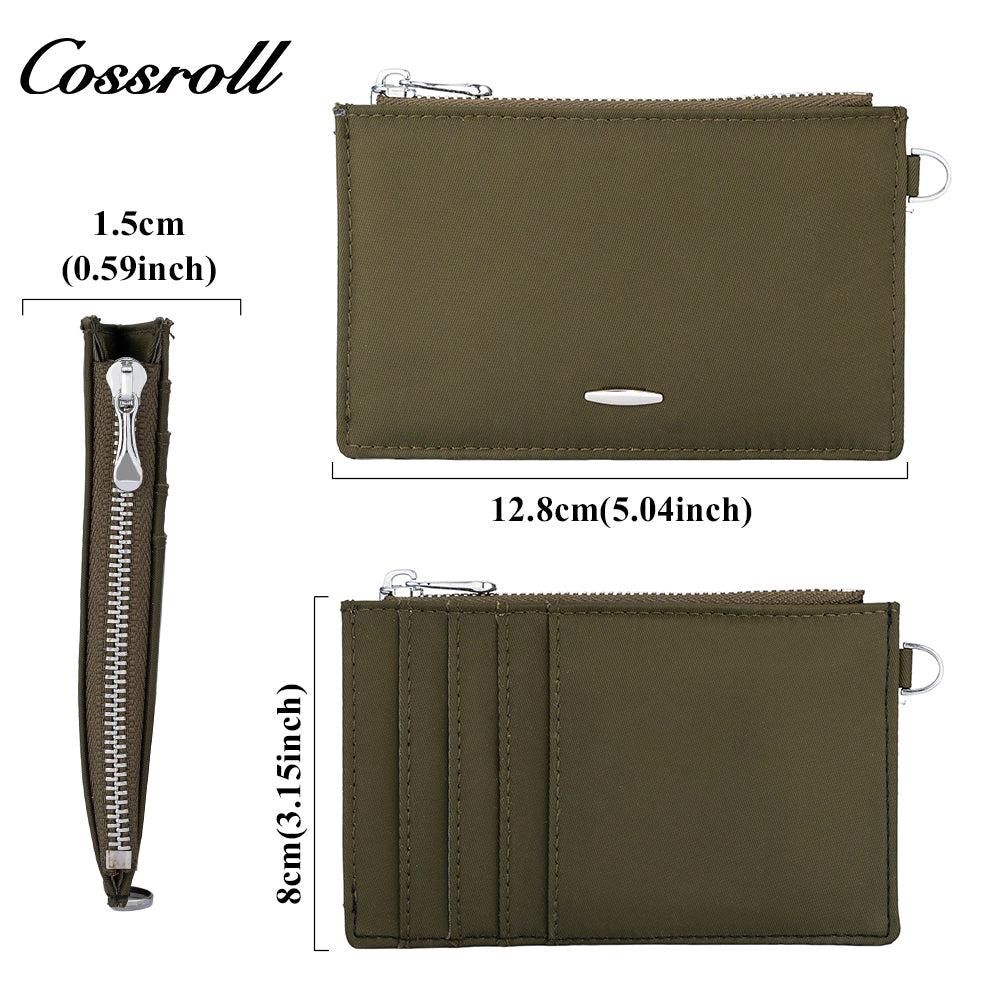 Short Function Zip Small wallet Folding Money Clip wallet Coin Purse