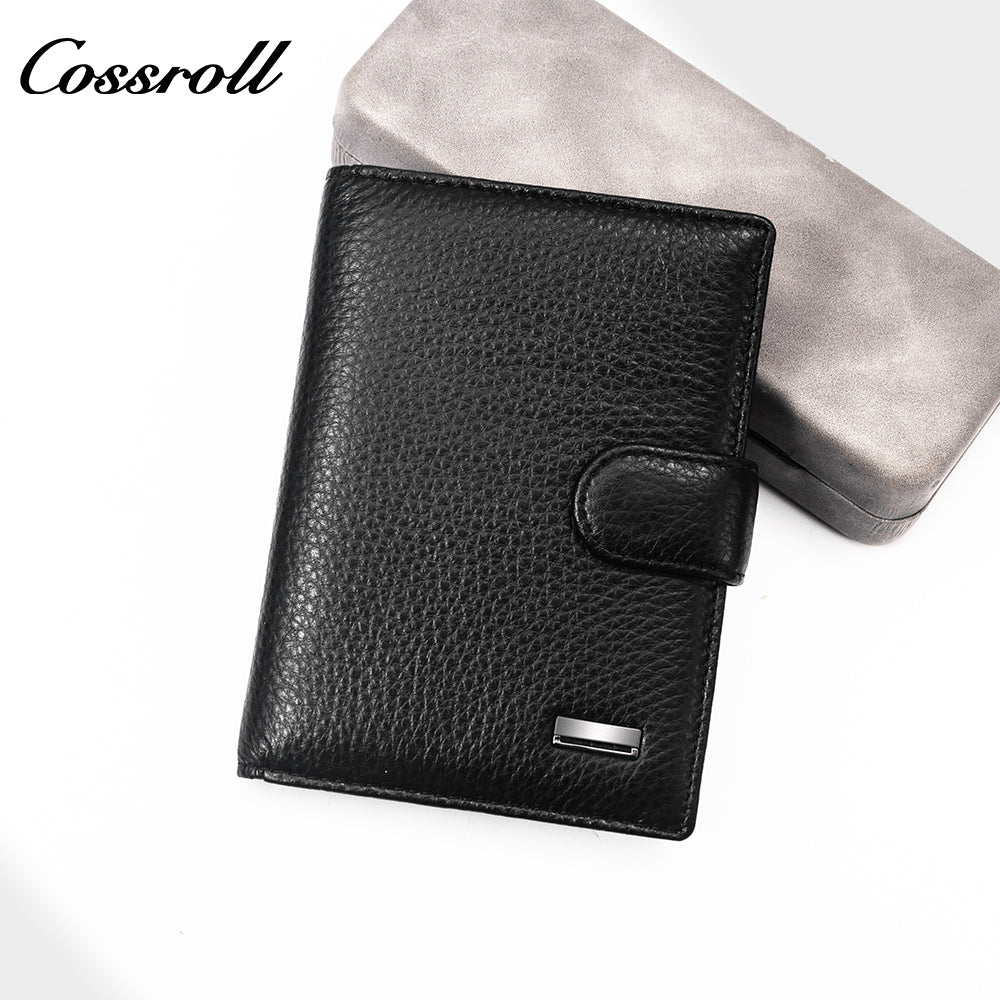2024 New Genuine Leather Men's Wallet Short High-End Men's Wallet Best-Selling Style