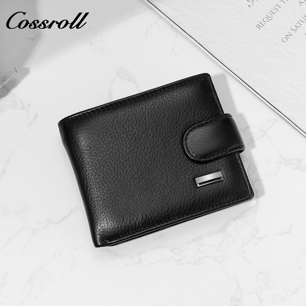 Zero Money Men's Leather Wallet Multifunctional Loose Money Pouch Short Money Clip
