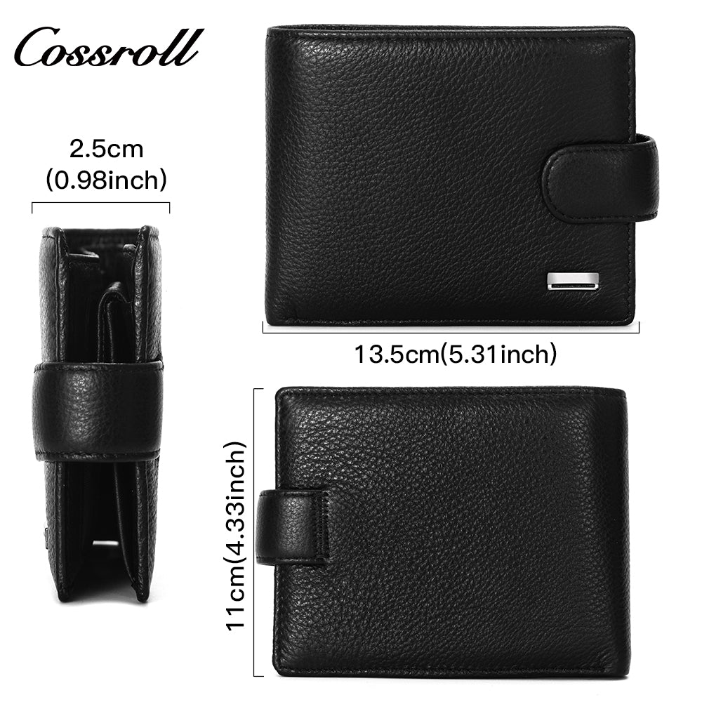 Cross-border new men's wallet multi-functional loose money bag wallet short men's money clip