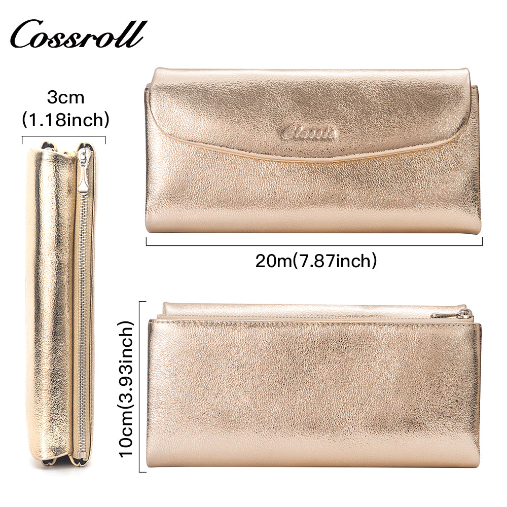 Factory Supply Discount Price leather purse women pearl pattern