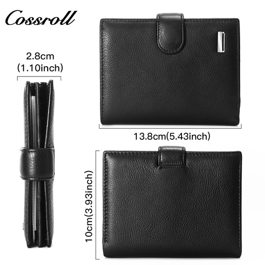 New Genuine Leather Men's Wallet Short High-End Men's Wallet Best-Selling Style