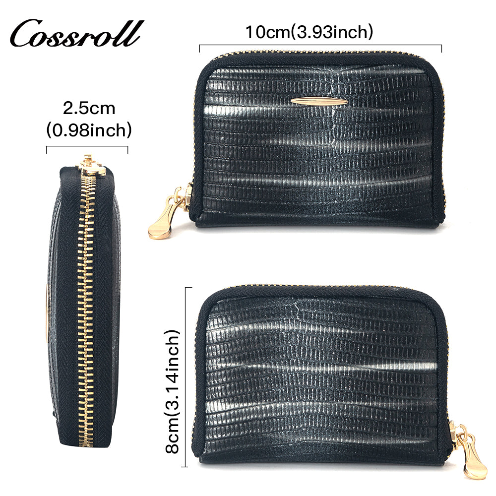 New leather wallet short first layer cowhide women's advanced sense purse small purse for women