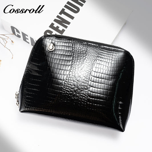 Crocodile leather handbag Shell Bag High Quality patent leather zipper shoulder bag New fashion cowhide crossbody bag