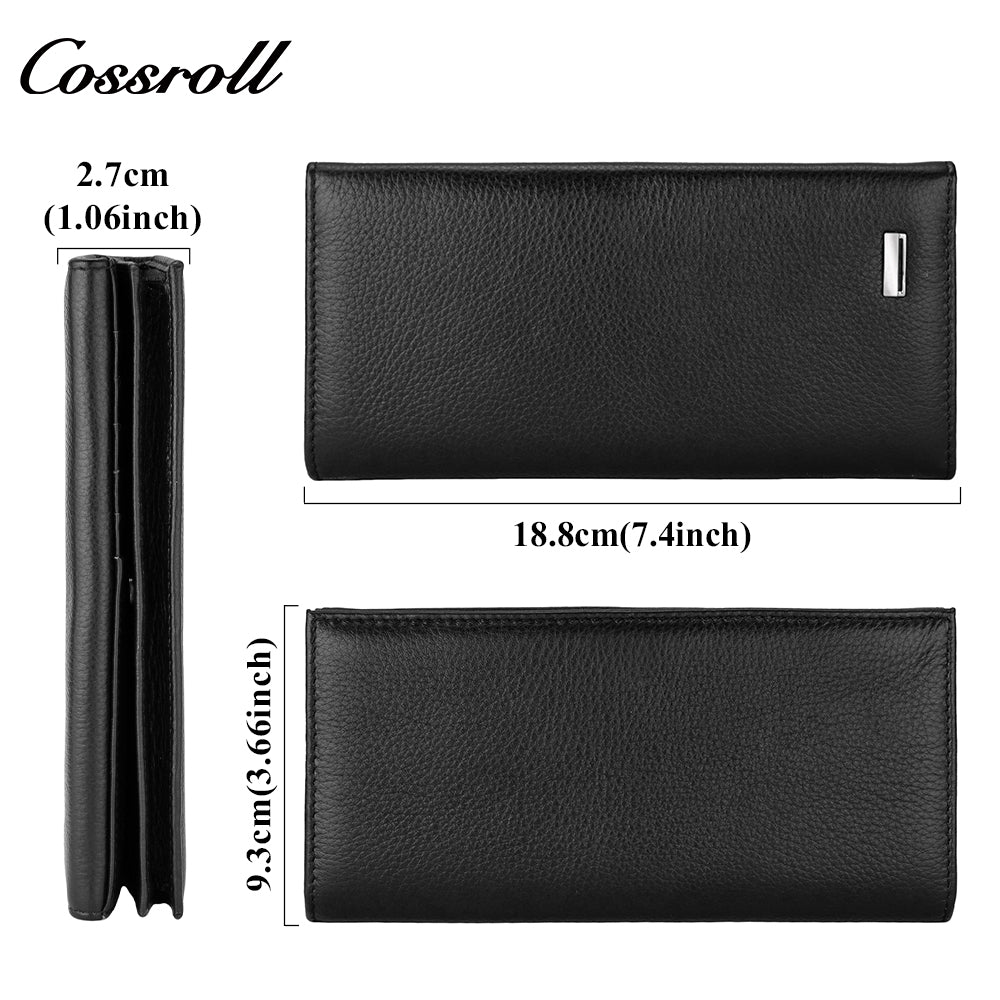 Factory direct supply foreign trade hot sale short men's wallet leather wallet