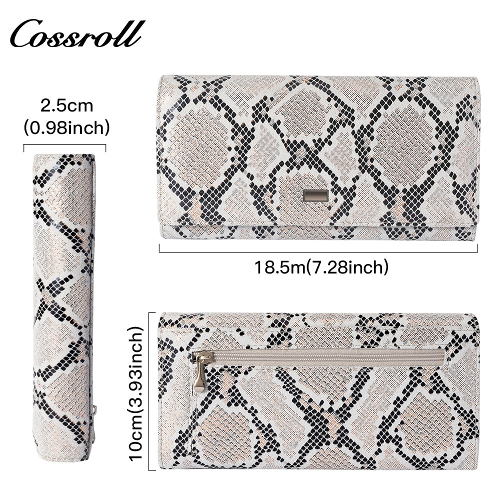 China Factory Supplied Top Quality Professional Design snakeskin Genuine Leather
