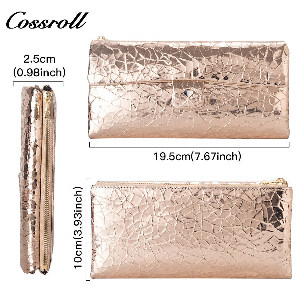 Top-Selling Genuine Leather Women's Wallets Bright leather