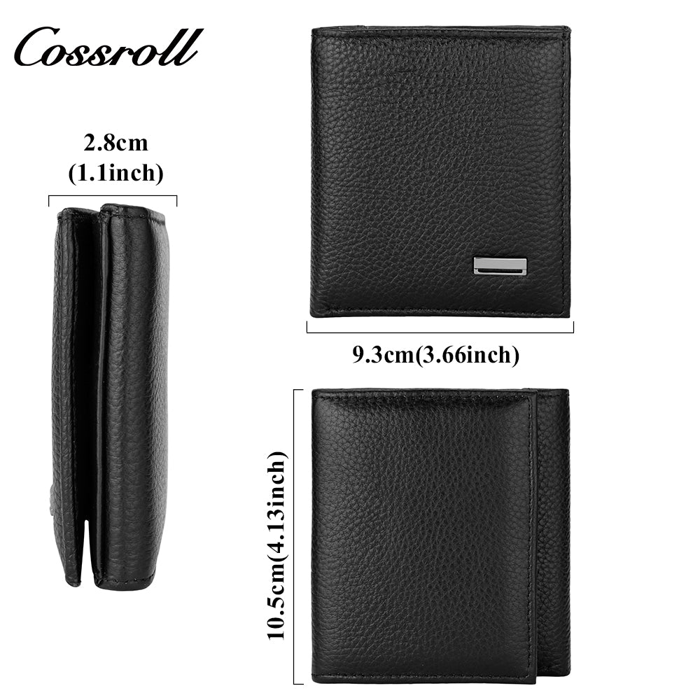 New men's wallet simple leisure men's wallet coin purse men's short money clip