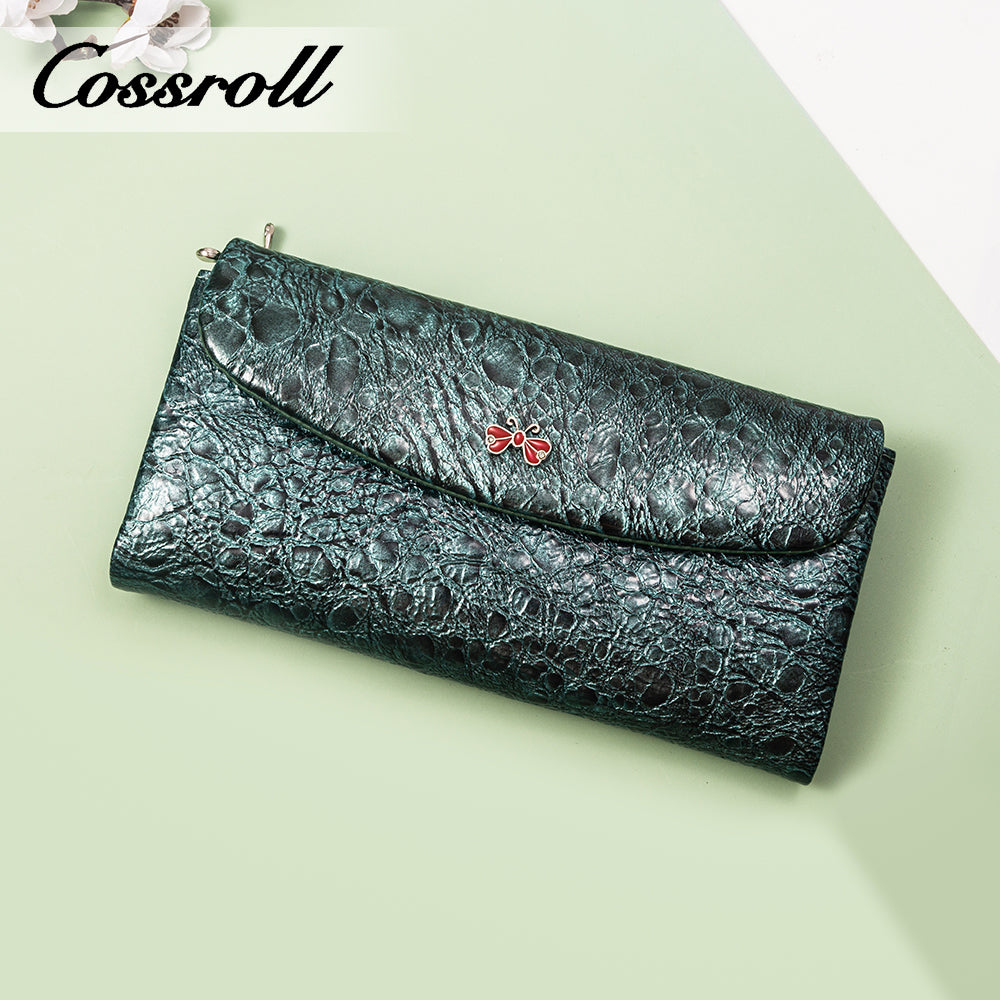The Lowest Price pure leather magic wallet crocodile texture Genuine Leather