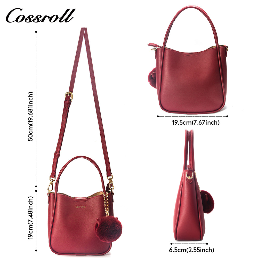 2024 New Fashion Single Shoulder Crossbody Bag Versatile Niche Silk Scarf Women's Handbag Bucket Bag Best Selling Style