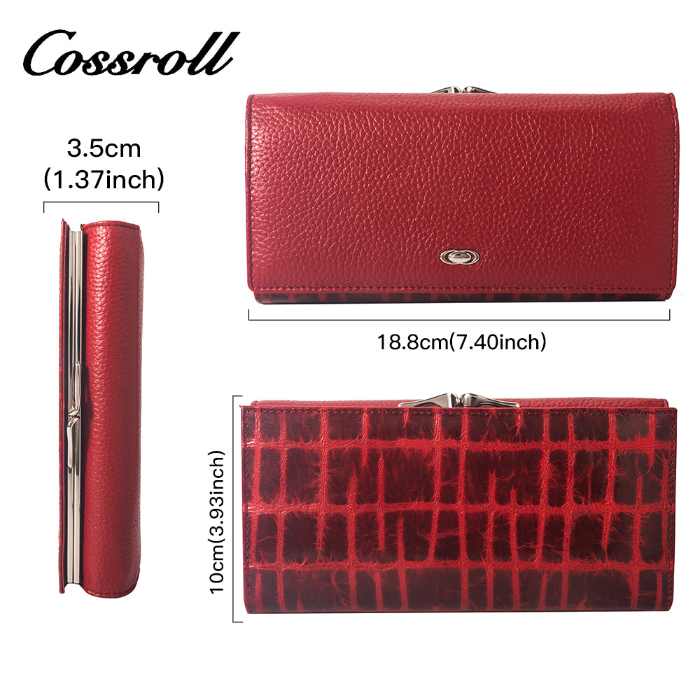 Wholesale New Trends red leather wallets for women With Wholesale of new materials