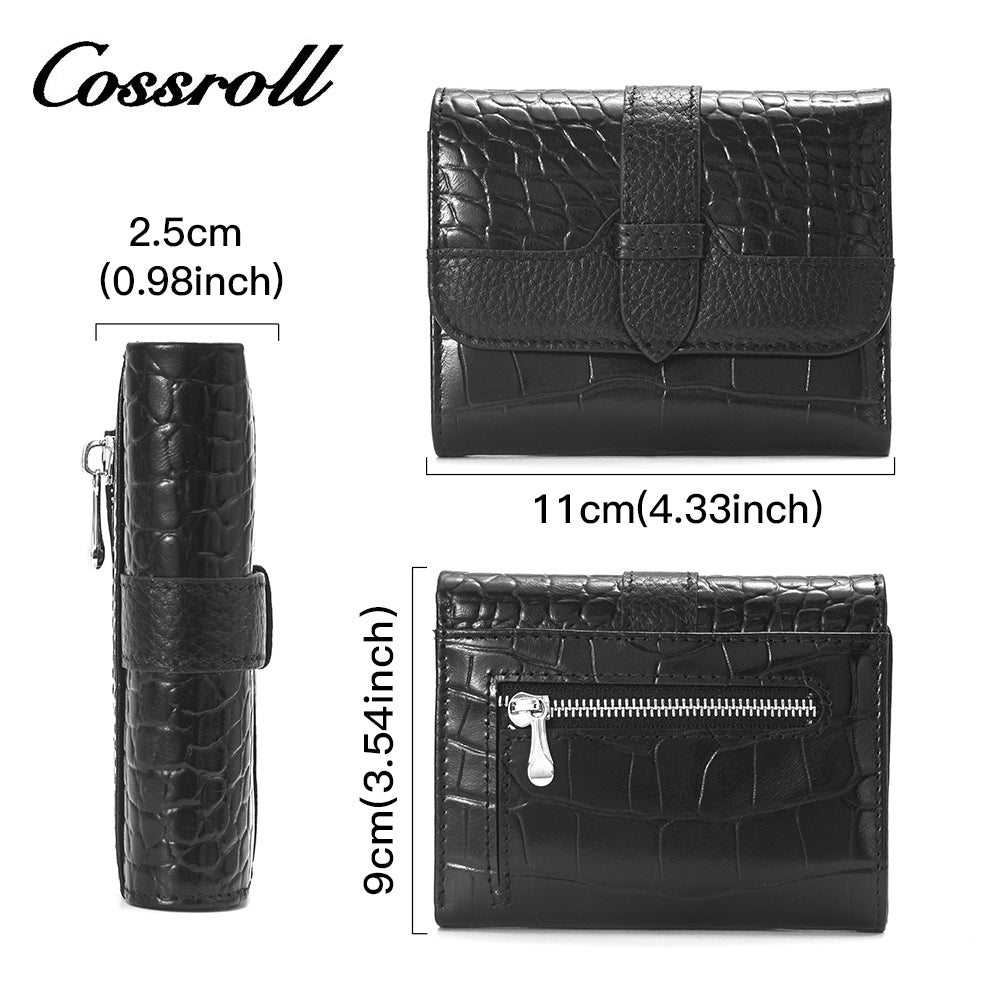 Genuine Special Price wallet for women leather crocodile texture Genuine Leather
