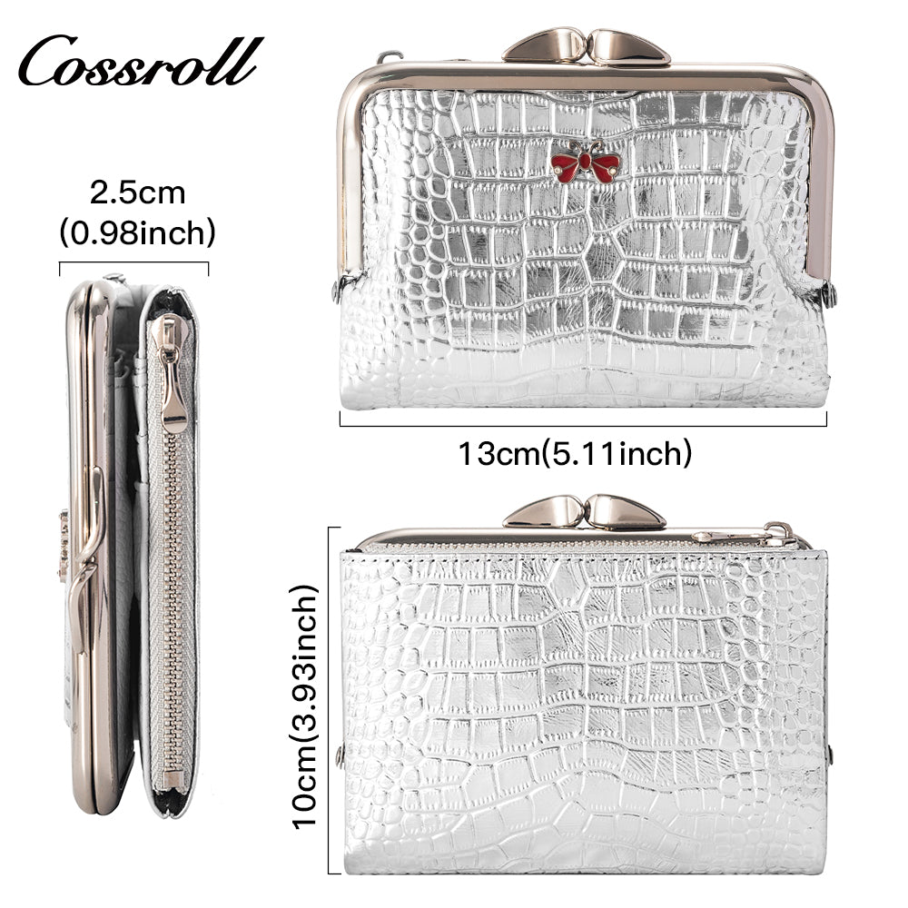 The Lowest Price genuine women crocodile texture Genuine Leather
