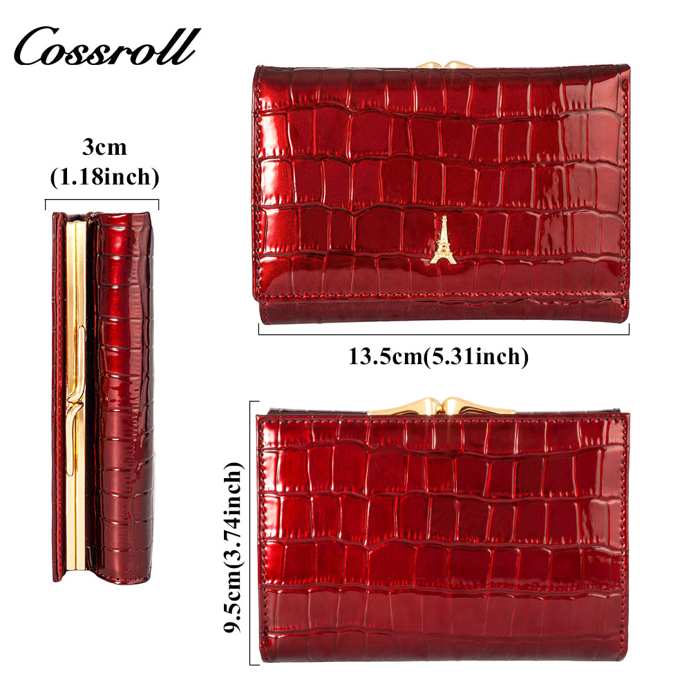 2024 Simple new wallet Stone pocket multi-card large capacity women's card wallet