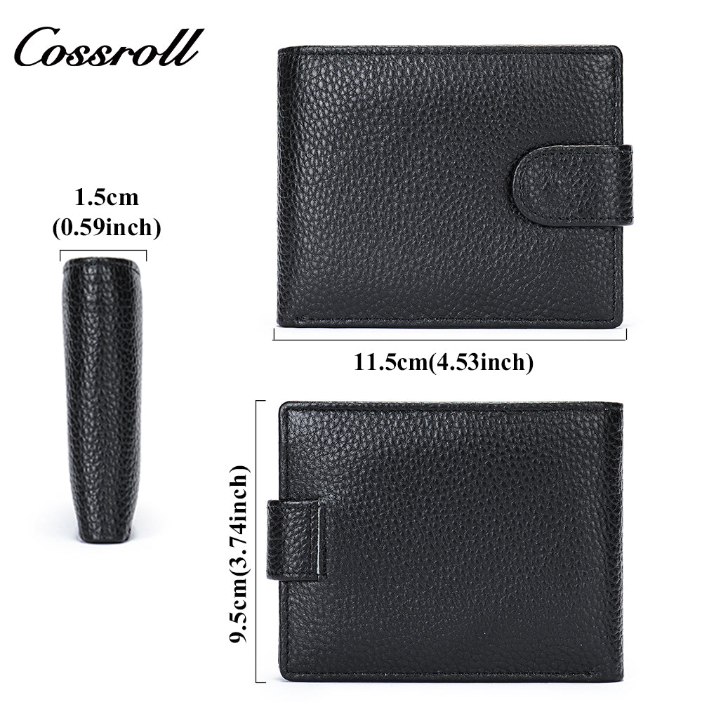 Men's wallet Genuine Leather US Dollar Clip Coin Purse Clutch Purse Clutch Soft Leather