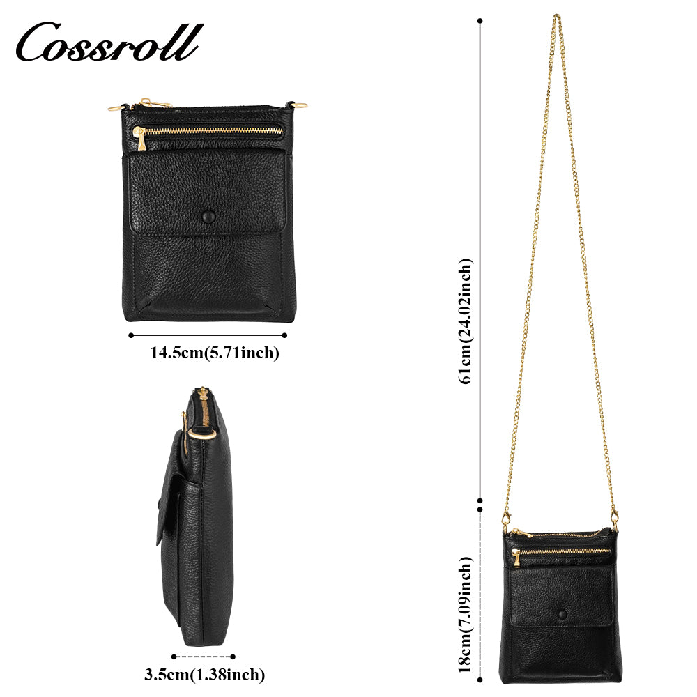 Ageing girl sense magnetic buckle design daily wind shoulder crossbody bag women purse