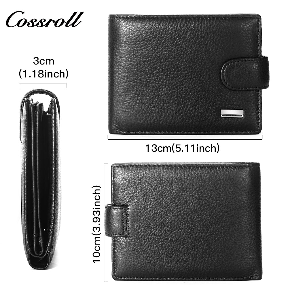 New Genuine Leather Men's Wallet Short High-End Men's Wallet Best-Selling Style