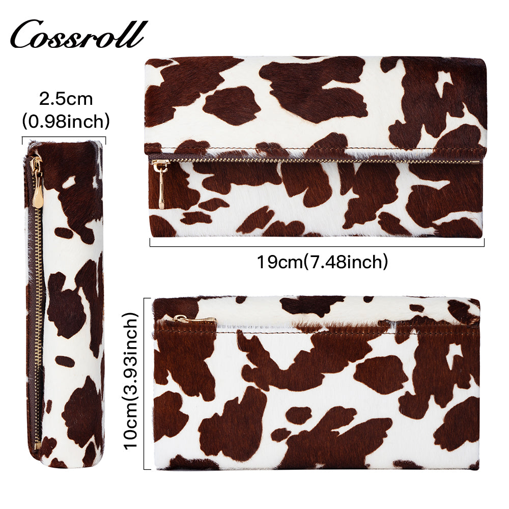 New Women's Long Wallet, Large Capacity, Fashionable and Versatile Zipper Coin Purse