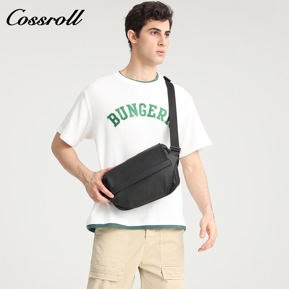 Men's functional crossbody waterproof ipad multifunctional chest bag