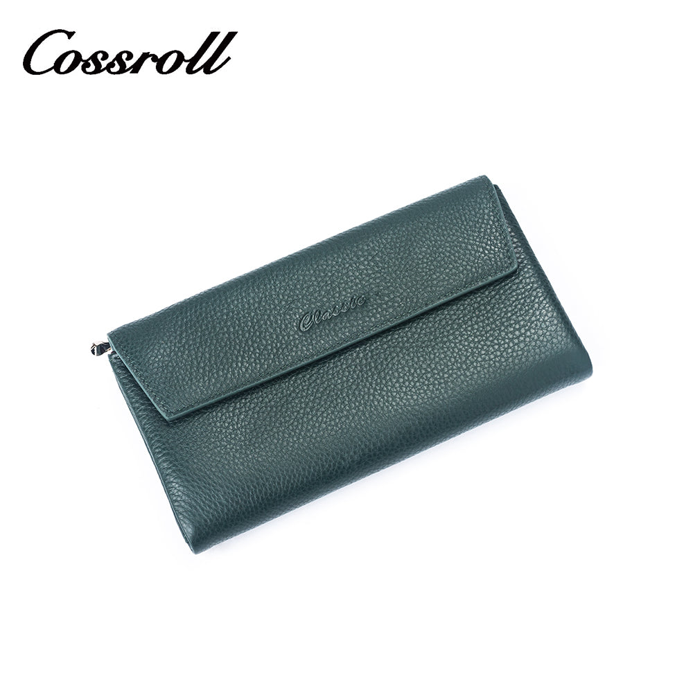 Genuine Leather Bifold Zipper Soft Wallets