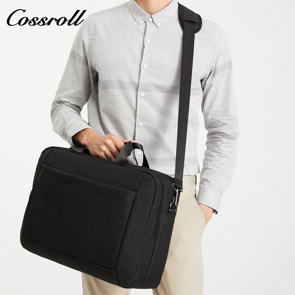 Computer bag men's business shoulder bag waterproof wearable laptop bag crossbody handbag