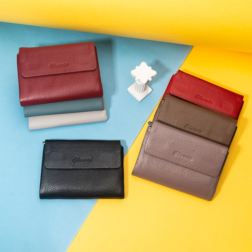 Women's Short Leather Wallet