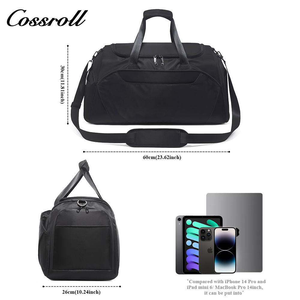 Travel bag fitness bag independent shoe compartment sports yoga bag large capacity travel training bag