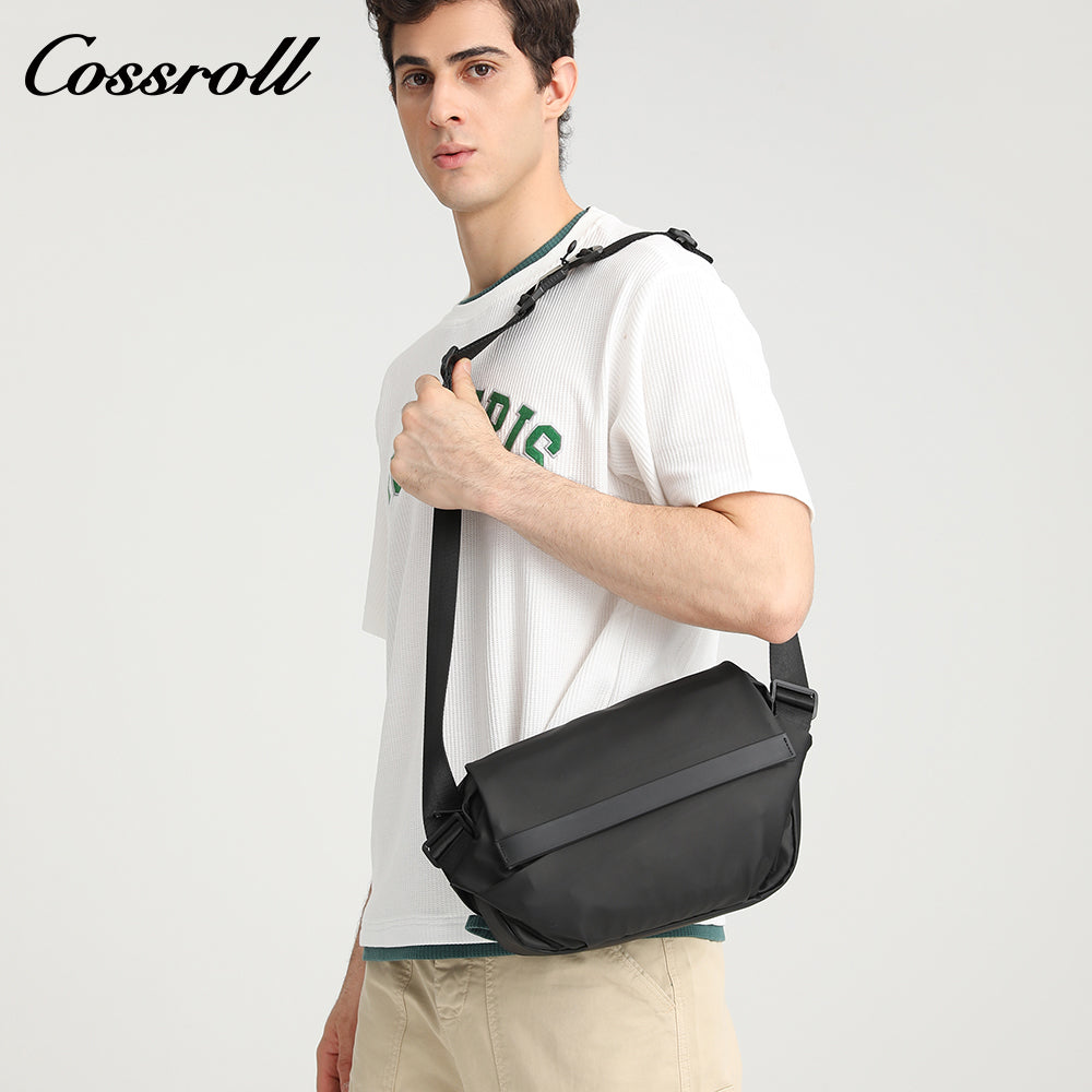 Men's functional crossbody waterproof ipad multifunctional chest bag