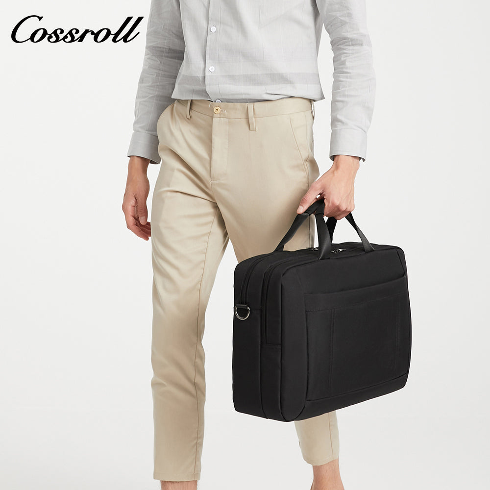 Computer bag men's business shoulder bag waterproof wearable laptop bag crossbody handbag