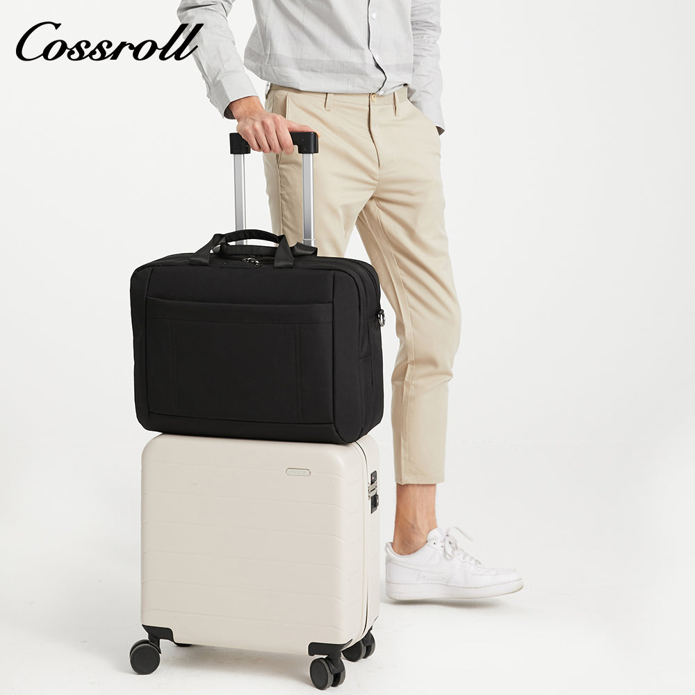 Computer bag men's business shoulder bag waterproof wearable laptop bag crossbody handbag