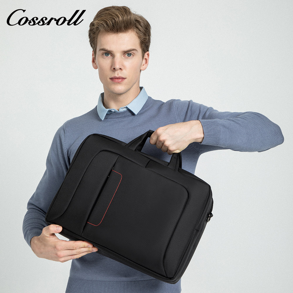 Multifunctional briefcase men's business office double waterproof large capacity men's handheld document bag