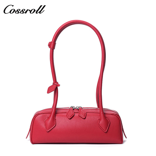 Cross Women's Bags 20205 New Weenie Bag Long Handle Baguette Bag Minority Retro Armpit Bag Ladies Tote Shoulder BagRAWomsstropitsn's