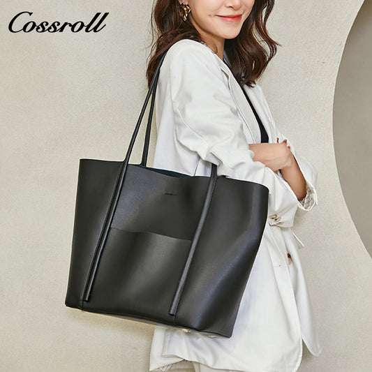 Genuine leather women's bag, ladies' shoulder bag, underarm style, large capacity, high-end feel