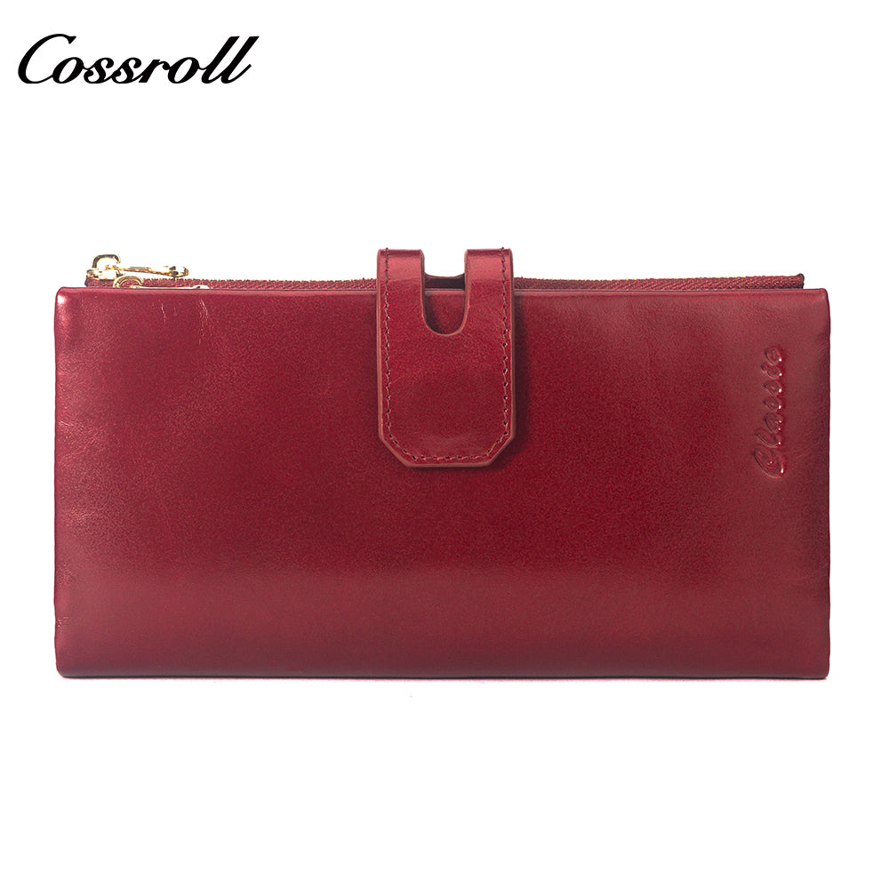 Customized Design Products wallets for women fashionable oil wax leather