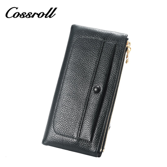 New women's clutch bag Europe and America fashion casual women mobile phone lychee pattern coin purse