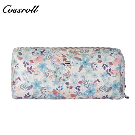 Long women's wallet forest pattern casual simple printed coin purse