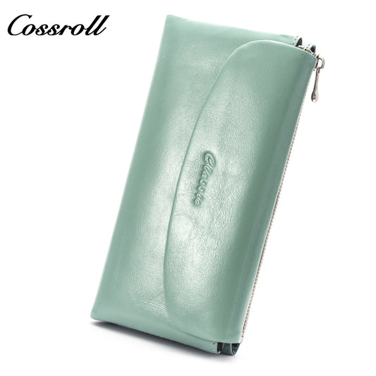 High Performance ladies wallets wholesale oil wax leather
