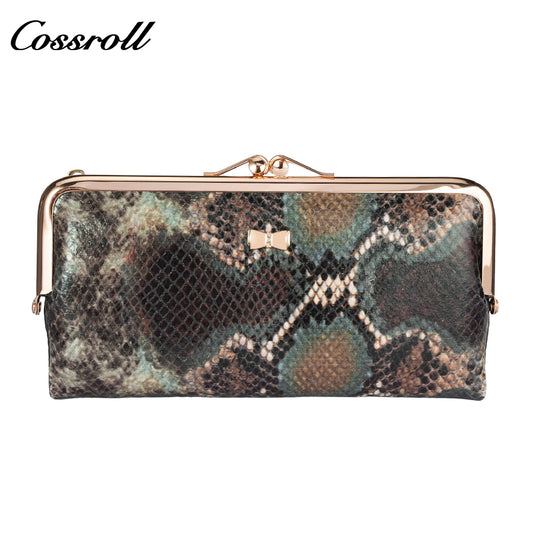 Factory Direct Supply real leather women geniune leather wallet