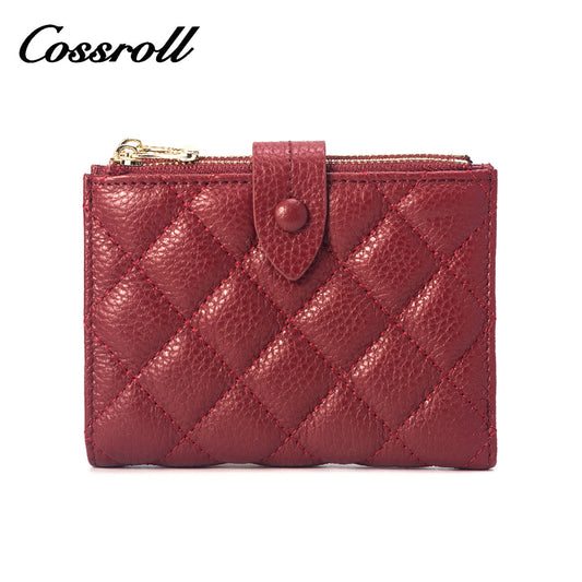 Short Burgundy Bestseller Card Holder