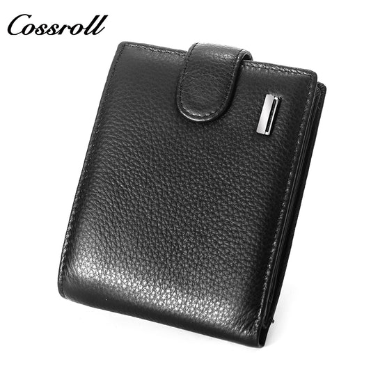 New Genuine Leather Men's Wallet Short High-End Men's Wallet Best-Selling Style