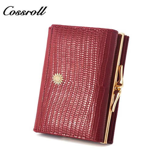 Professional Manufacturer large leather purse manufacturers custom geniune leather wallet