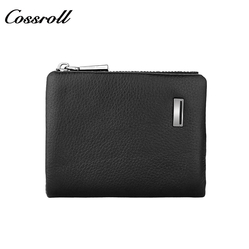 Men's Wallet Premium Feeling Short Wallet Genuine Leather Money Clip Cowhide Wallet Coin Purse Genuine Cowhide